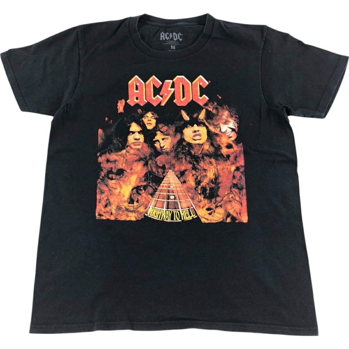 古着 AC/DC エーシーディーシー バンドTシャツ バンT メンズM相当 /eaa547407 【中古】 【250509】 【S..