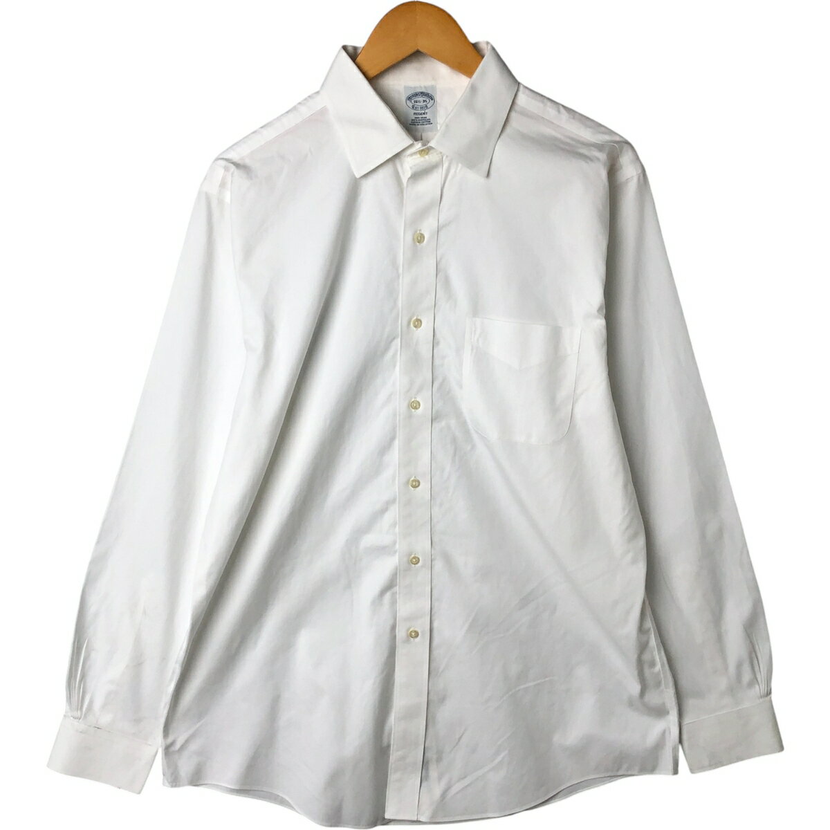 古着 ブルックスブラザーズ Brooks Brothers Est.1818 REGENT 長袖 コットンシャツ メンズL相当 /eaa547525 【中古】 【250511】 【NL2503】