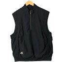 古着 00'S アディダス adidas ハーフジップ ウォームアップベスト メンズL相当 /eaa547594 【中古】 【250526】 【NL2503】(4)