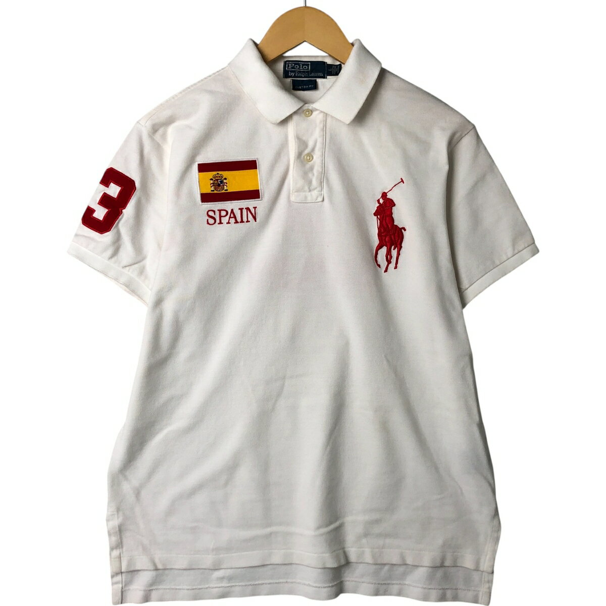 ���� ���ե������ Ralph Lauren POLO by Ralph Lauren CUSTOM FIT Ⱦµ �ݥ������ ���ڥ����� ���L���� /e...