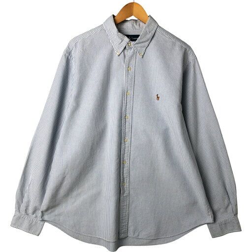 古着 ラルフローレン Ralph Lauren CLASSIC FIT 長袖 ボタンダウンストライプシャツ メンズXL相当 /eaa548002 【中古】 【250516】 【NL2503】 古着 ラルフローレン Ralph Lauren CLASSIC FIT 長袖 ボタンダウンストライプシャツ メンズXL相当 /eaa548002 【中古】 【250516】 【NL2503】