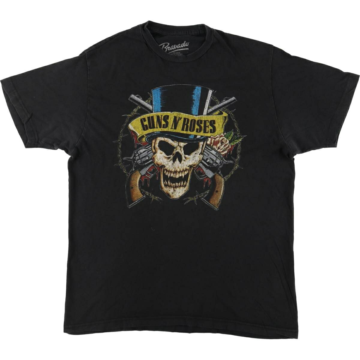 乐天商城 - 古着 BRAVADO GUNS N' ROSES ガンズアンドローゼズ ドクロ柄 スカル柄 バンドTシャツ バンT メンズL相当 /eaa548154 【中古】 【250517】 【SS2606_30】