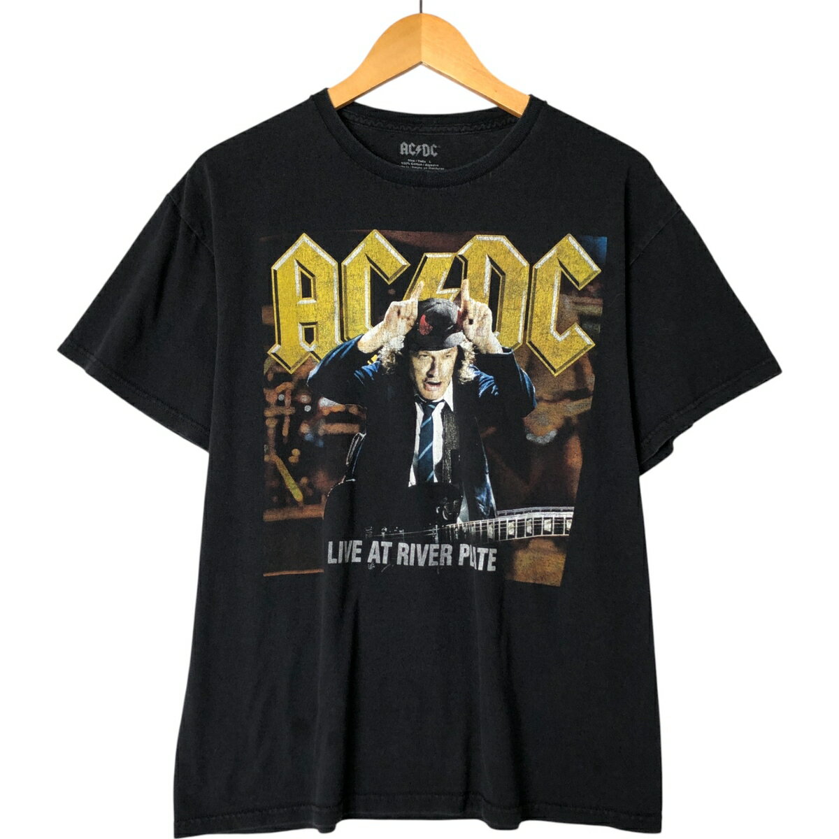 古着 AC/DC エーシーディーシー バンドTシャツ バンT メンズL相当 /eaa548222 【中古】 【250609】