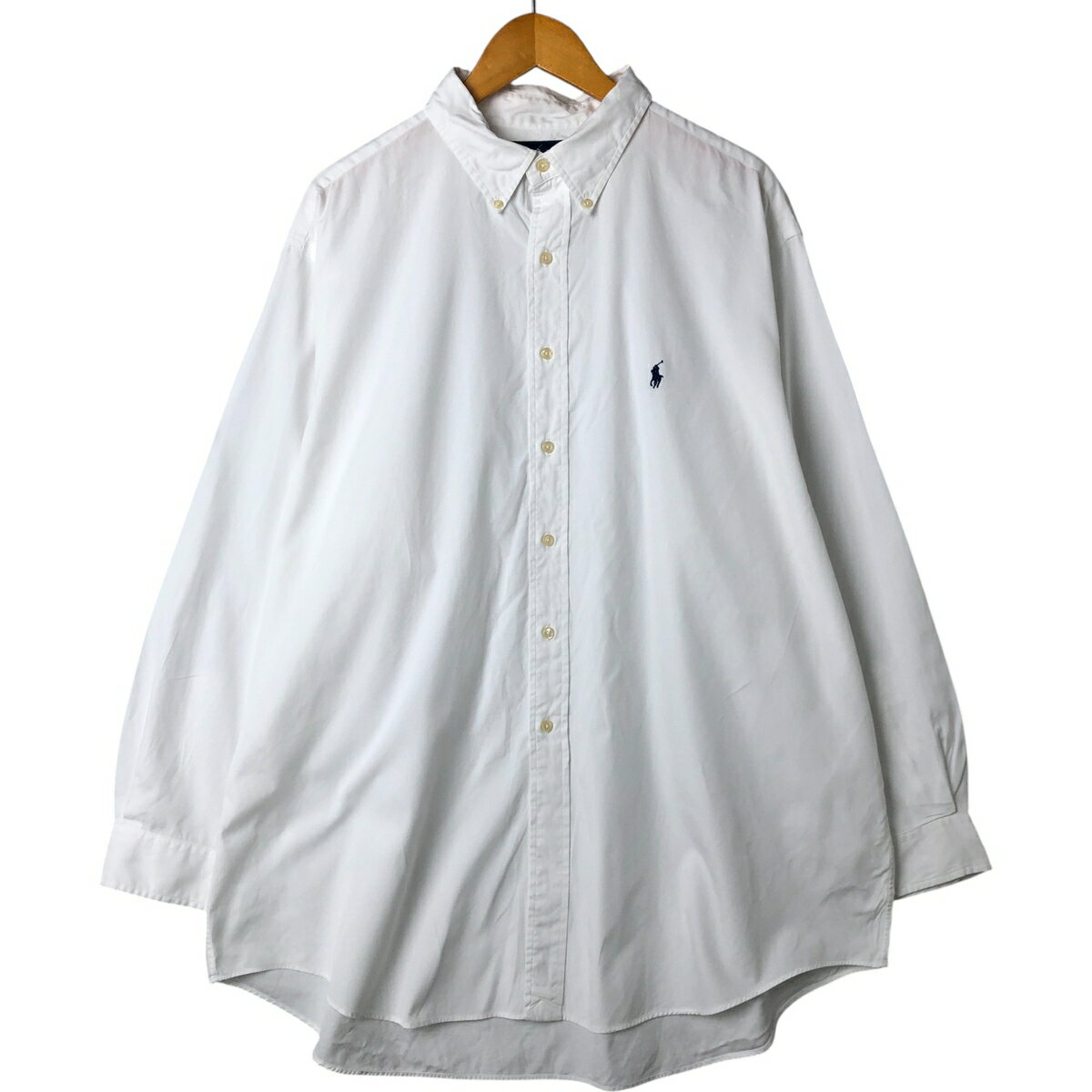 樂天商城 - 古着 ラルフローレン Ralph Lauren YARMOUTH 長袖 ボタンダウンシャツ メンズXL相当 /eaa548340 【中古】 【250519】 【NL2503】 【SS2603_10】