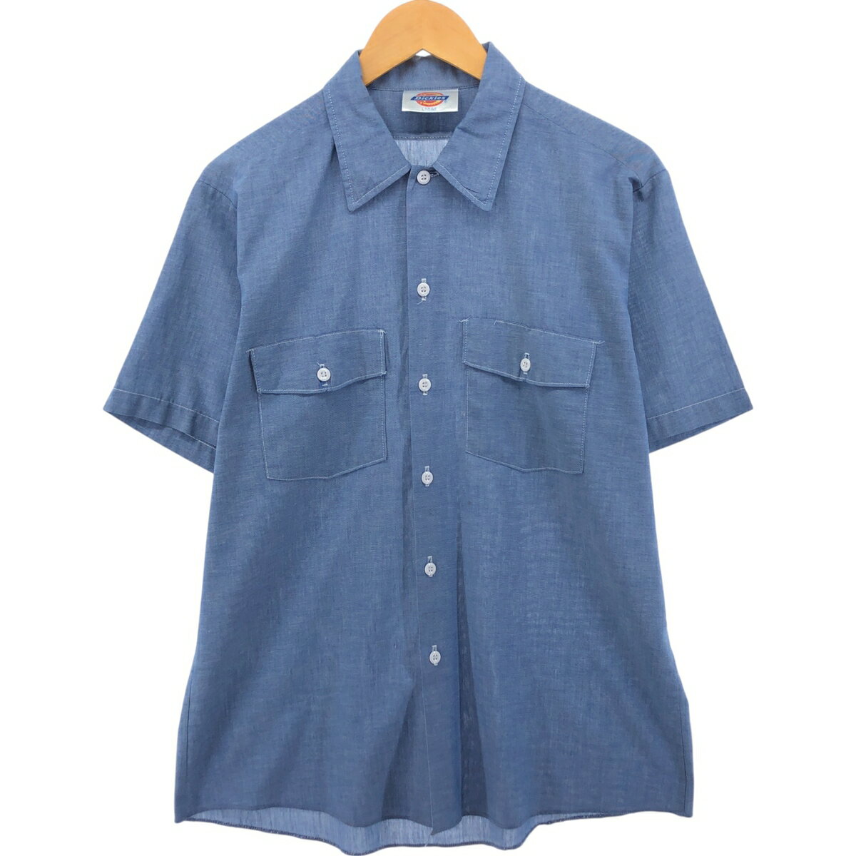 樂天商城 - 古着 80~90'S ディッキーズ Dickies 半袖 シャンブレーシャツ メンズL相当 ヴィンテージ /eaa548591 【中古】 【250617】 【SS2603_30】