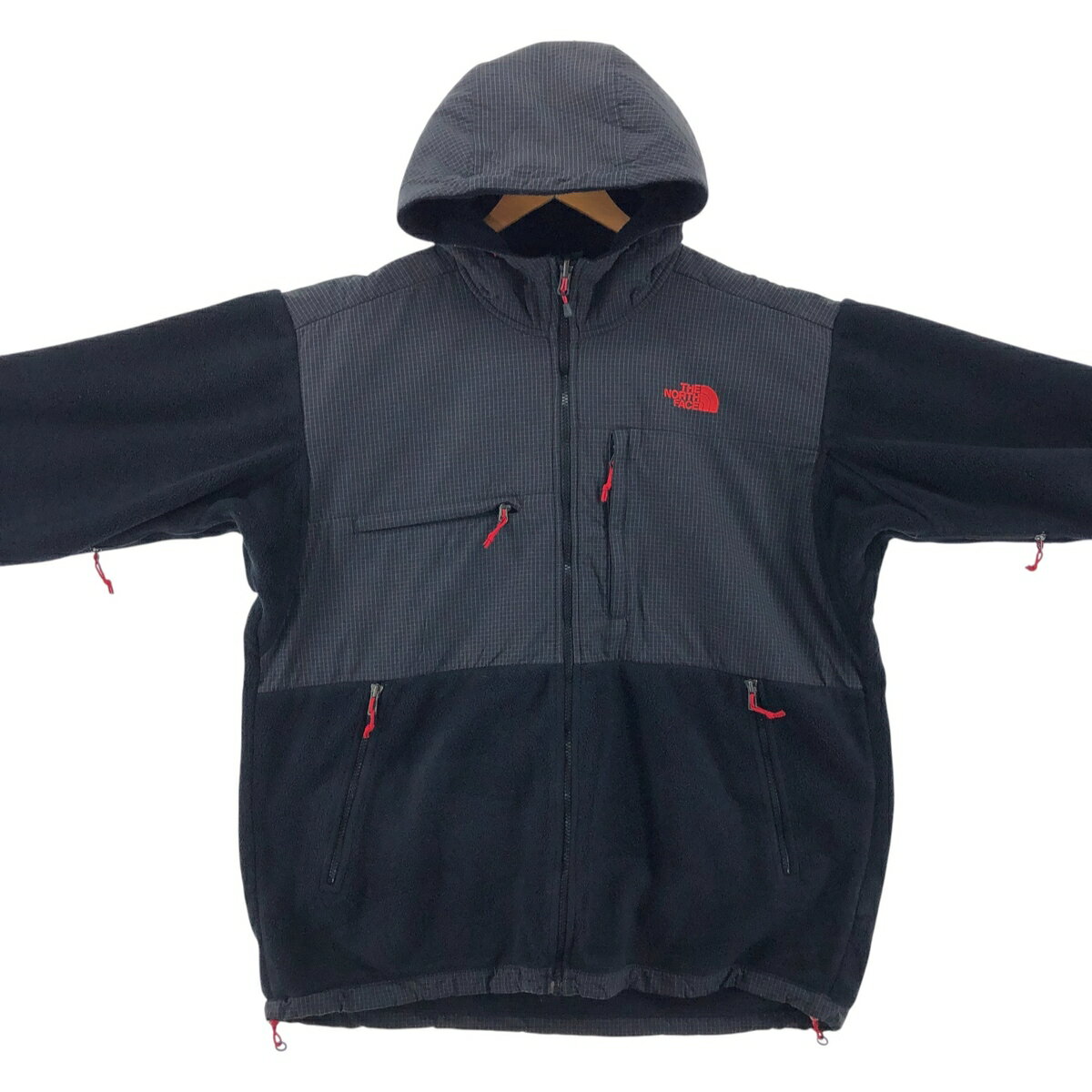 古着 ザノースフェイス THE NORTH FACE チェック柄 デナリフーディー ナイロンxフリースパーカー メンズXL相当 /eaa548600 【中古】 【251101】 【SS2603_10】