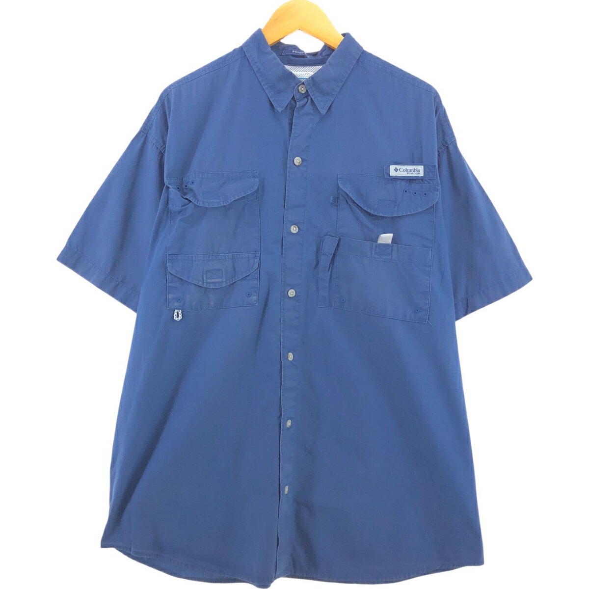 古着 コロンビア Columbia PFG BONEHEAD 半袖 フィッシングシャツ メンズL相当 /eaa548631 【中古】 【250512】