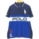 古着 ラルフローレン Ralph Lauren POLO RALPH LAUREN CUSTOM SLIM FIT ビッグポニー 半袖 ポロシャツ メンズXL相当 /eaa548722 【中古】 【250515】 【NL2503】