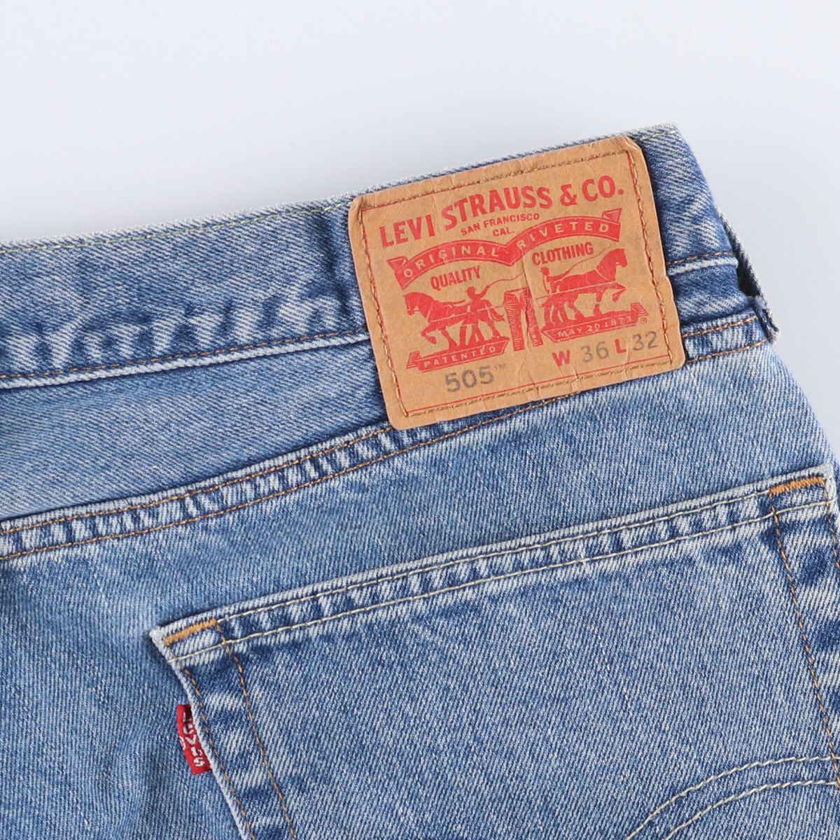 古着 リーバイス Levi's 505 テーパードデニムパンツ メンズw36相当 /eaa548936 【中古】 【250512】