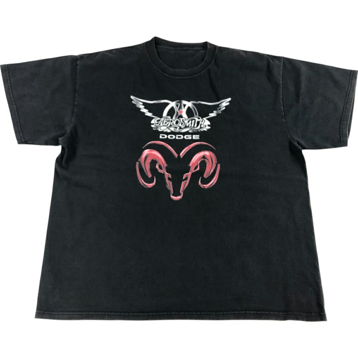 乐天商城 - 古着 00'S AEROSMITH × DODGE バンドTシャツ バンT メンズXL相当 /eaa549128 【中古】 【250516】