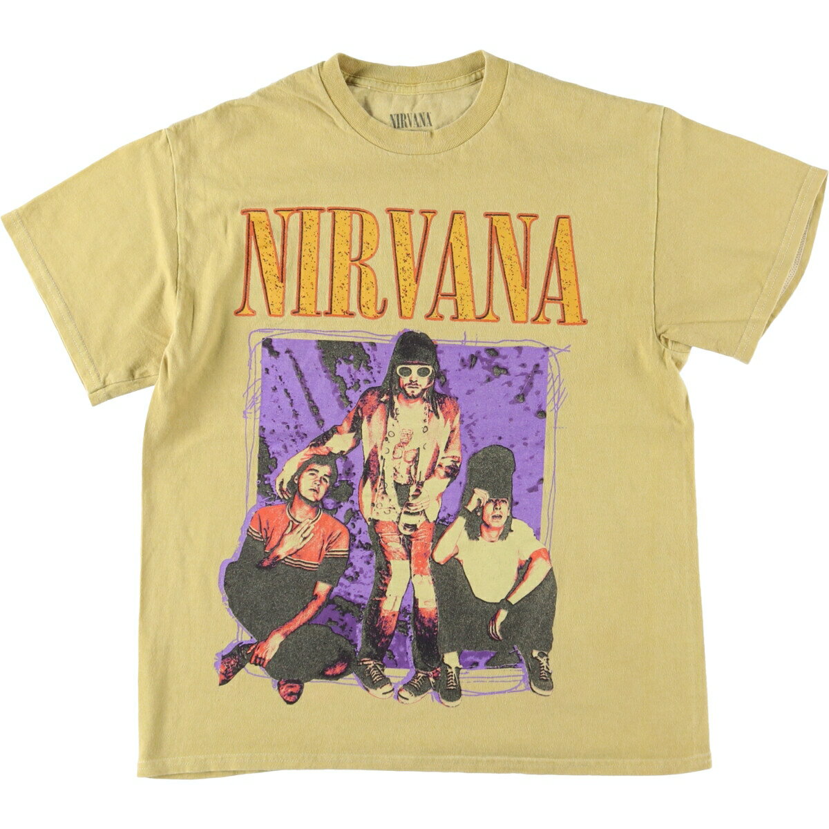 古着 NIRVANA ニルヴァーナ バンドTシャツ バンT メンズM相当
