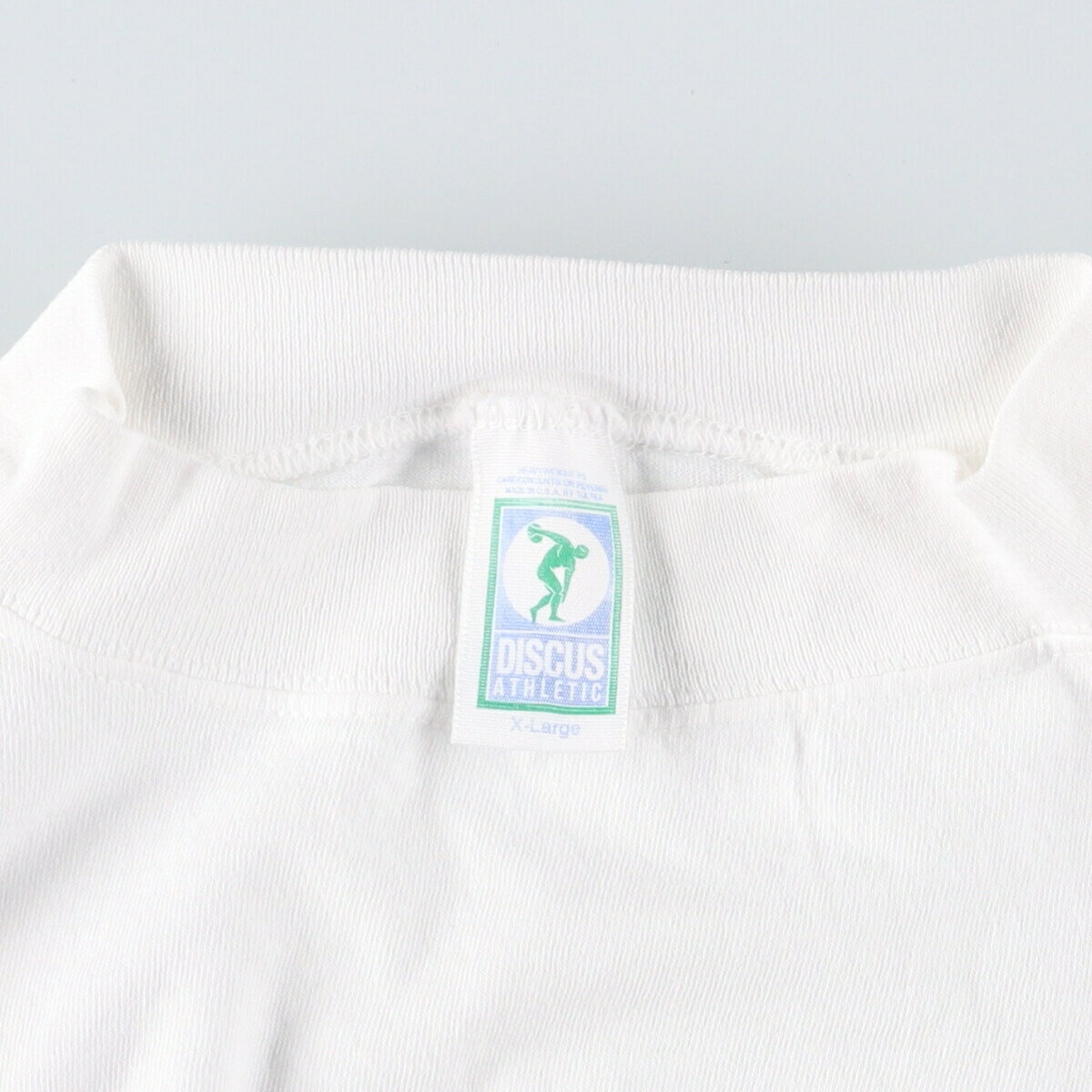 古着 90'S ディスカス DISCUS ハイネック ロングTシャツ ロンT USA製 メンズXL相当 ヴィンテージ /eaa549228 【中古】 【250518】