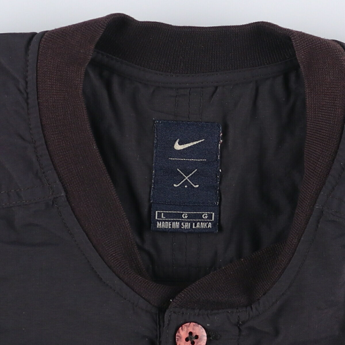 古着 90'S~ ナイキ NIKE GOLF ゴルフ ヘンリーネック ナイロンプルオーバー メンズL相当 ヴィンテージ /eaa549546 【中古】 【250513】 【SS2603_10】