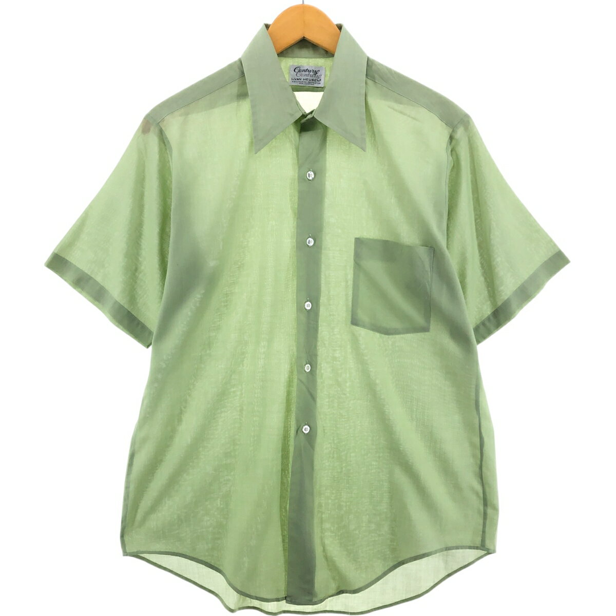 Rakuten - 古着 70'S ヴァンヒューゼン Van Heusen Century 半袖 ポリシャツ メンズM相当 ヴィンテージ /eaa549612 【中古】 【250512】 【SS2603_30】