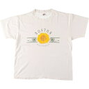 古着 90'S アンビル Anvil 花柄 ひまわり柄 プリントTシャツ USA製 メンズXL相当 ヴィンテージ /eaa549625 【中古】 【250513】(4)