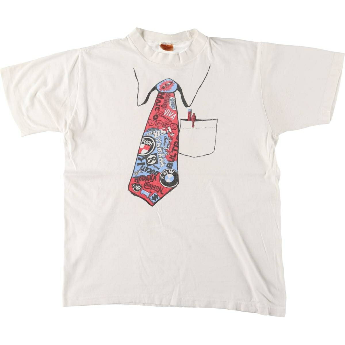 Rakuten - 古着 90'S HEAVY だまし絵Tシャツ メンズS相当 ヴィンテージ /eaa549647 【中古】 【250513】 【SS2603_30】