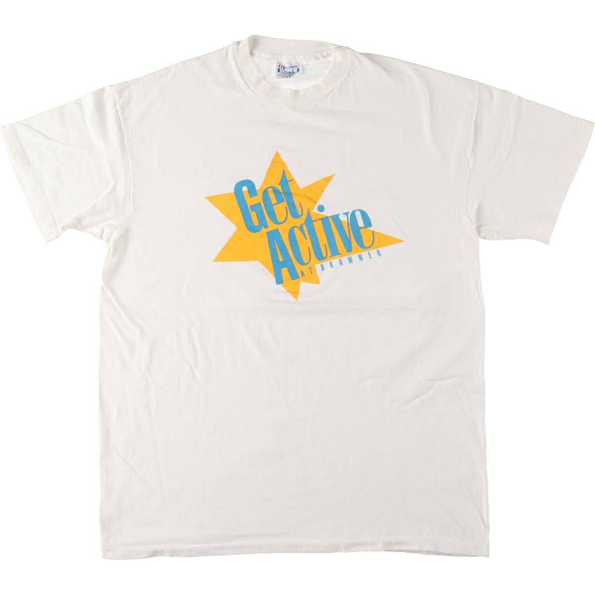 古着 90'S ヘインズ Hanes BEEFY-T プリントTシャツ USA製 メンズXL相当 ヴィンテージ /eaa549690 【中古】 【250513】