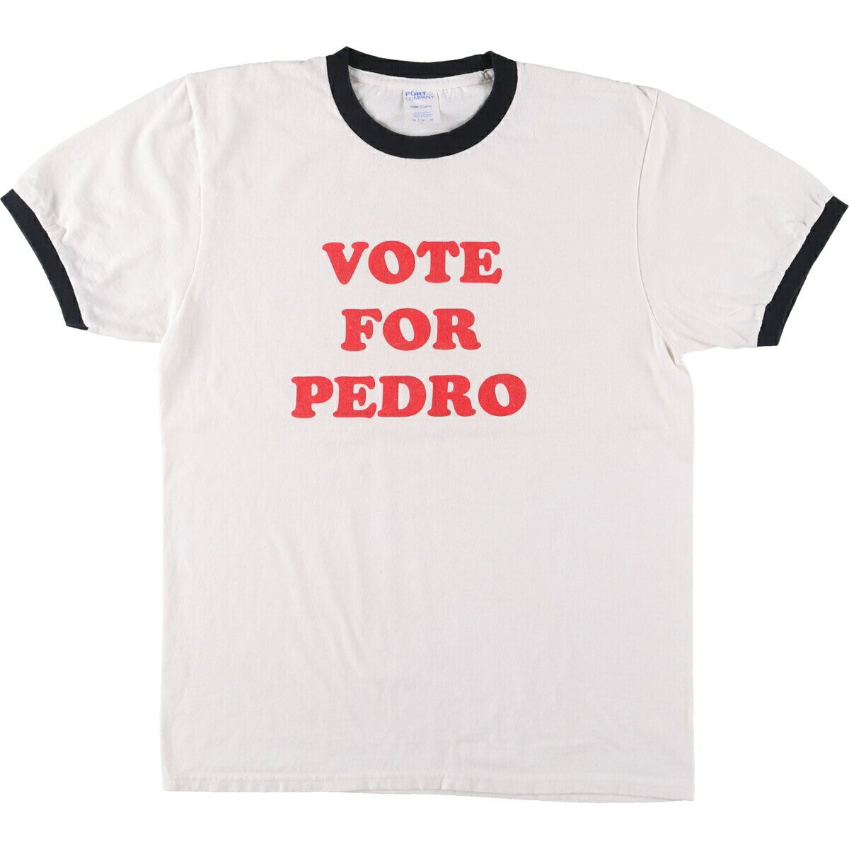 古着 ポートアンドカンパニー PORT&COMPANY NAPOLEON DYNAMITE ナポレオンダイナマイト ムービー リンガーTシャツ メンズM相当 /eaa549910 【中古】 【250516】 【GR-SNS】 【SS2603_30】