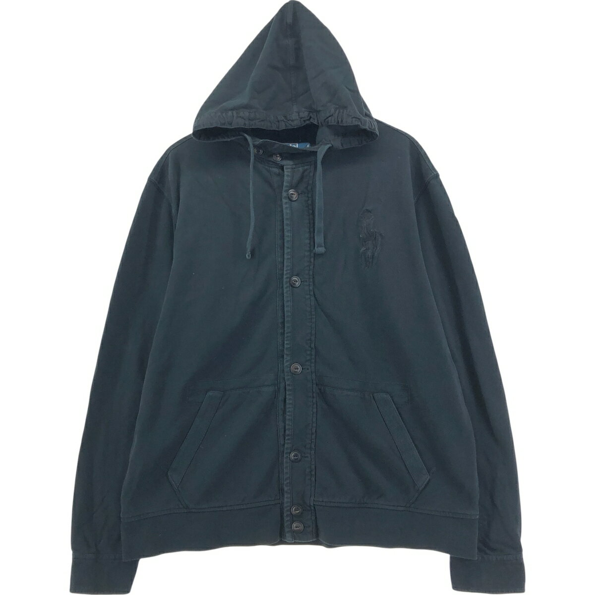古着 ラルフローレン Ralph Lauren POLO by Ralph Lauren ビッグポニー ボタン パーカー メンズXL相当 /eaa550024 【中古】 【250602】 【ss2601_10】