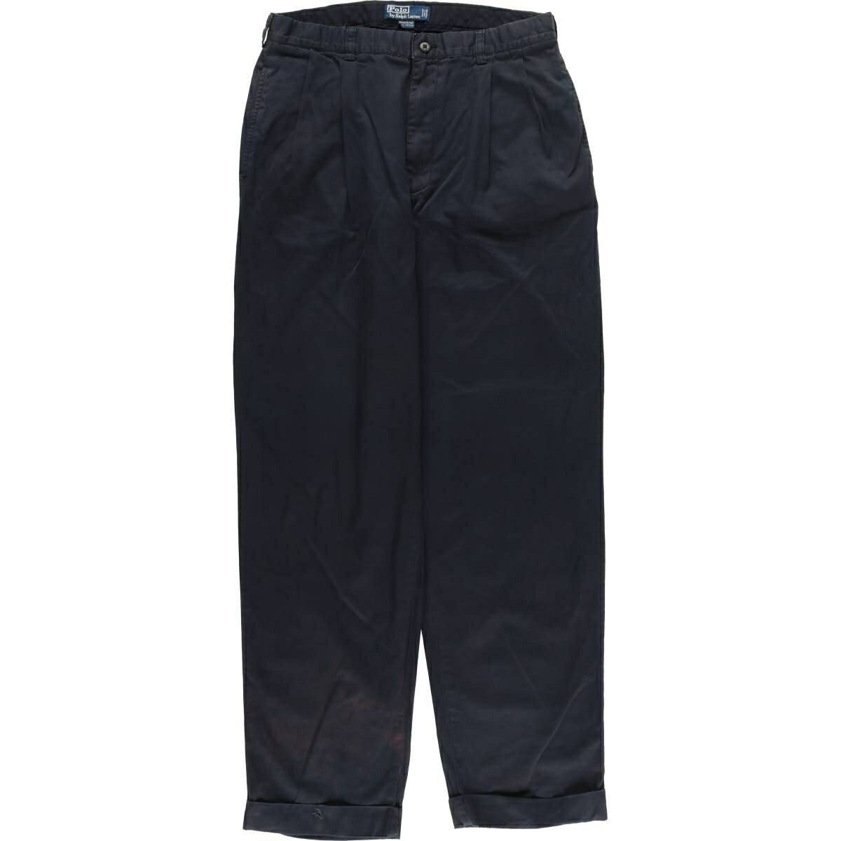 Rakuten - 古着 ラルフローレン Ralph Lauren POLO by Ralph Lauren HAMMOND PANT ツータック チノパンツ メンズw33相当 /eaa550042 【中古】 【250518】 【SS2603_10】