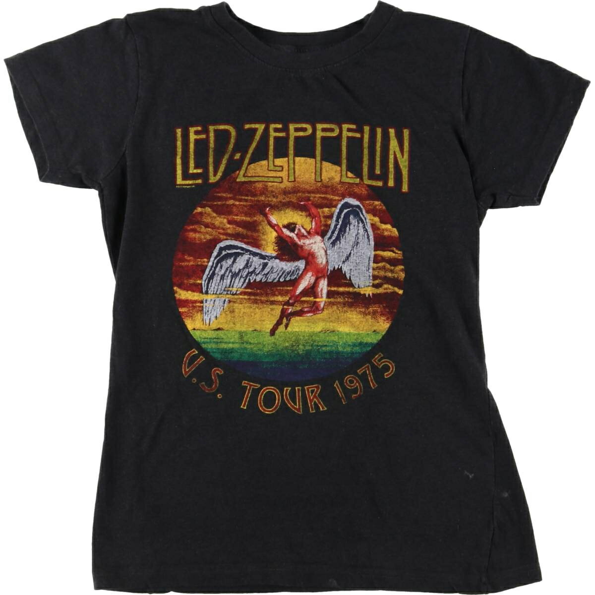 楽天古着屋JAM古着 Led Zeppelin レッドツェッペリン バンドTシャツ バンT レディースL相当 /eaa550093 【中古】 【250522】 【Elulu/エルル】 【NL2503】