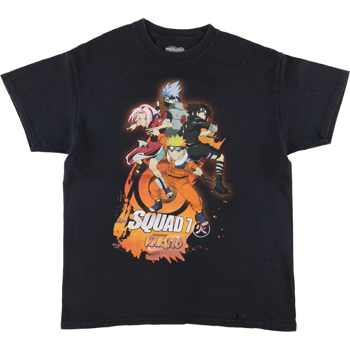 古着 NARUTO ナルト アニメ キャラクタープリントTシャツ メンズM相当 /eaa550213 【中古】 【250519】 【SS2509_30】
