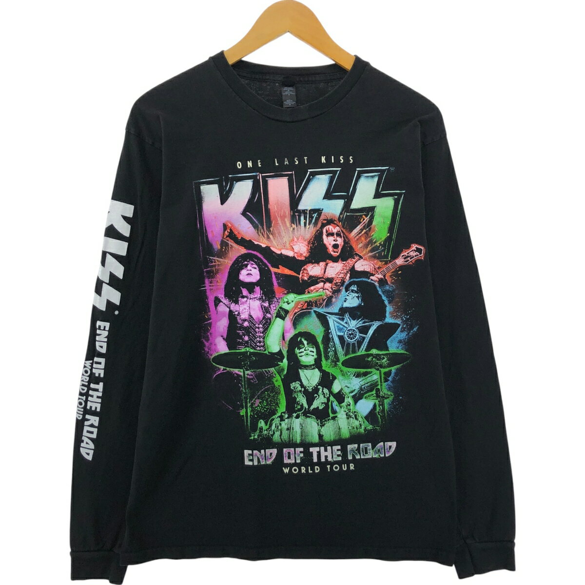 古着 タルテックス tultex KISS キッス ロングTシャツ ロンT メンズM相当 /eaa550305 【中古】 【250609】(4)