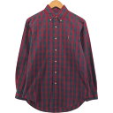 古着 ラルフローレン Ralph Lauren CLASSIC FIT 長袖 ボタンダウンチェックシャツ メンズM相当 /eaa550406 【中古】 【250523】 【SS2509_10】