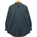 古着 ラルフローレン Ralph Lauren YARMOUTH 長袖 ボタンダウンチェックシャツ メンズM相当 /eaa550409 【中古】 【250523】 【SS2509_10】