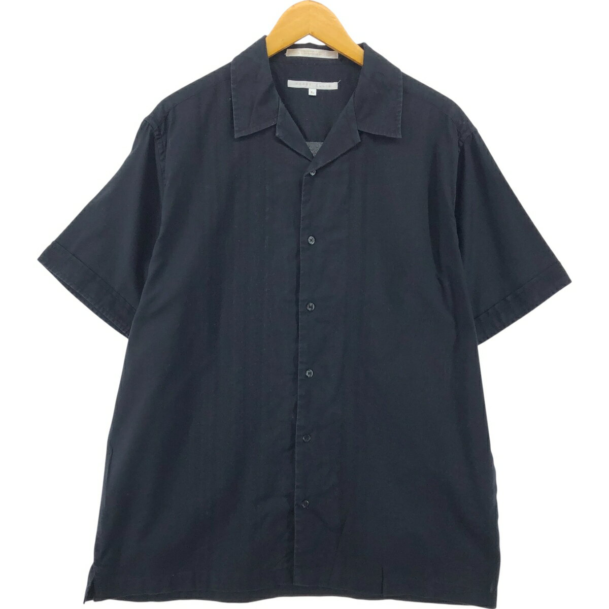 古着 ペリーエリス PERRY ELLIS 半袖 オープンカラー コットンシャツ ボックスシャツ メンズXL相当 /eaa550473 【中古】 【250520】 【SS2509_30】