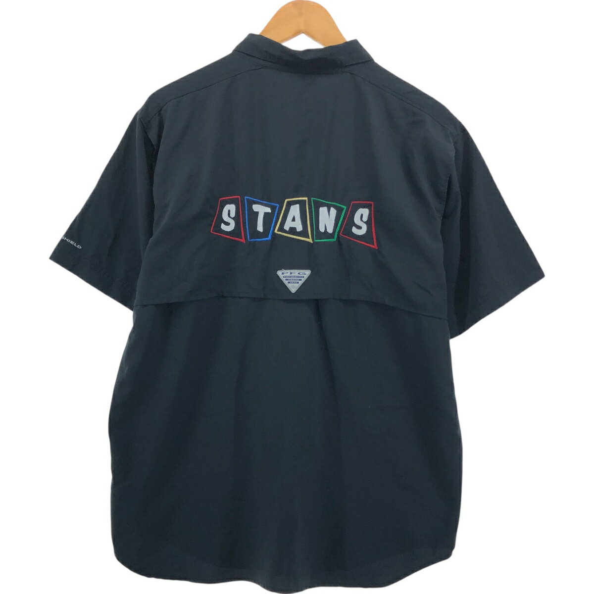 古着 コロンビア Columbia OMNI-SHIELD 半袖 フィッシングシャツ メンズL相当 /eaa550541 【中古】 【250518】 【SS2509_30】