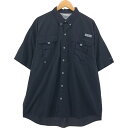 古着 コロンビア Columbia OMNI-SHIELD 半袖 フィッシングシャツ メンズXL相当 /eaa550544 【中古】 【250518】