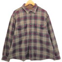 古着 フェイデッドグローリー Faded Glory 長袖 フランネルチェックシャツ メンズXXL相当 /eaa550661 【中古】 【250525】