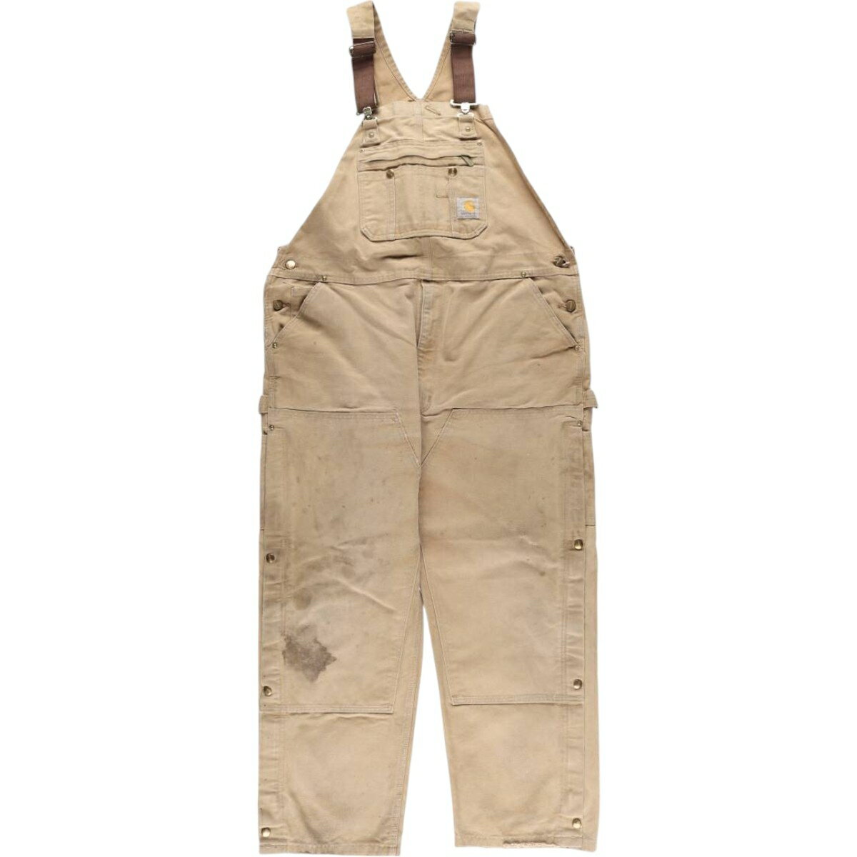 樂天商城 - 古着 ビッグサイズ カーハート Carhartt ダブルニー ダック オーバーオール メンズw42相当 /eaa550976 【中古】 【250525】 【SS2603_10】