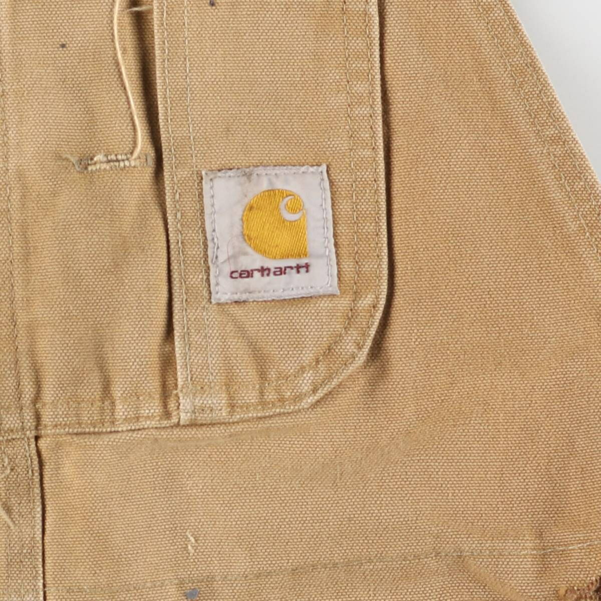古着 カーハート Carhartt ダブルニー ダック オーバーオール メンズw36相当 /eaa550978 【中古】 【250525】