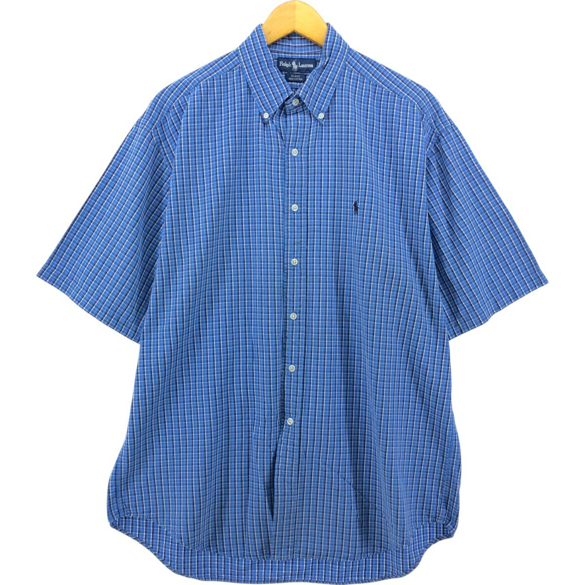 楽天市場】ラルフ 半袖 シャツ 古着 ボタンダウン ネイビーの通販