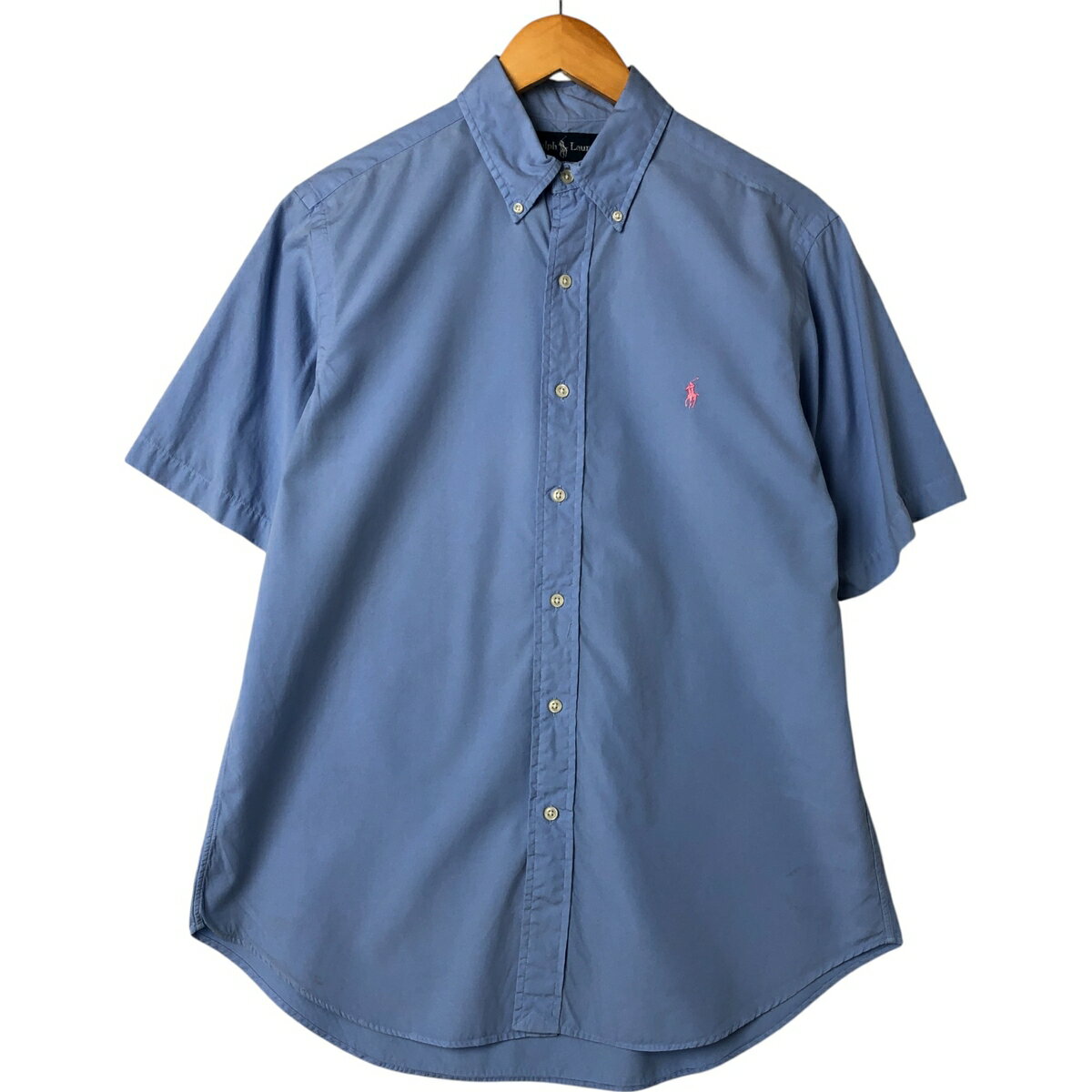 樂天商城 - 古着 ラルフローレン Ralph Lauren CLASSIC FIT 半袖 ボタンダウンシャツ メンズM相当 /eaa551130 【中古】 【250523】 【NL2503】 【SS2603_10】