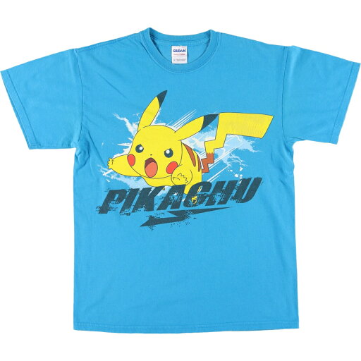 古着 POKEMON ポケモン ピカチュウ キャラクタープリントTシャツ メンズM相当 /eaa551288 【中古】 【250525】 古着 POKEMON ポケモン ピカチュウ キャラクタープリントTシャツ メンズM相当 /eaa551288 【中古】 【250525】
