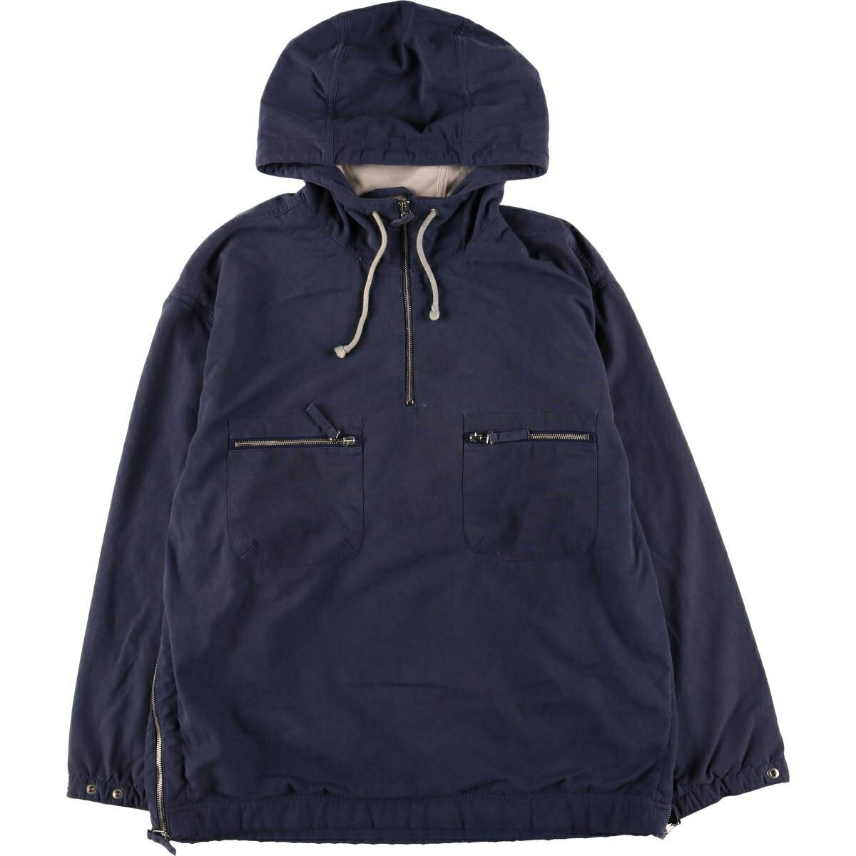 古着 90'S リーバイス Levi's バックプリント フード付き ハーフジップ ジャケット メンズXL相当 ヴィンテージ /eaa551496 【中古】 【250528】 【ss2601_10】