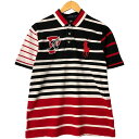 古着 ラルフローレン Ralph Lauren POLO RALPH LAUREN CLASSIC FIT 半袖 ボーダー ポロシャツ メンズL相当 /eaa551548 【中古】 【250526】 【NL2503】
