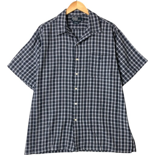 古着 ラルフローレン Ralph Lauren POLO by Ralph Lauren ADAMS 半袖 コットン チェックシャツ メンズL相当 /eaa551870 【中古】 【250526】 【NL2503】 古着 ラルフローレン Ralph Lauren POLO by Ralph Lauren ADAMS 半袖 コットン チェックシャツ メンズL相当 /eaa551870 【中古】 【250526】 【NL2503】