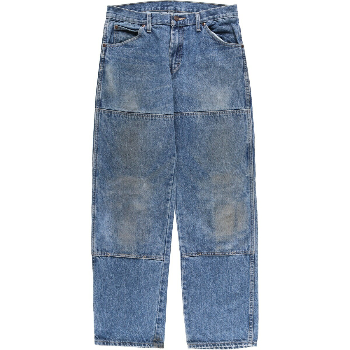 古着 ディッキーズ Dickies ダブルニー テーパードデニムパンツ メンズw30相当 /eaa552153 【中古】 【250525】 【SS2509_10】