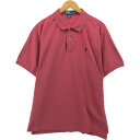 古着 ラルフローレン Ralph Lauren POLO by Ralph Lauren 半袖 ポロシャツ メンズXL相当 /eaa552193 【中古】 【250528】