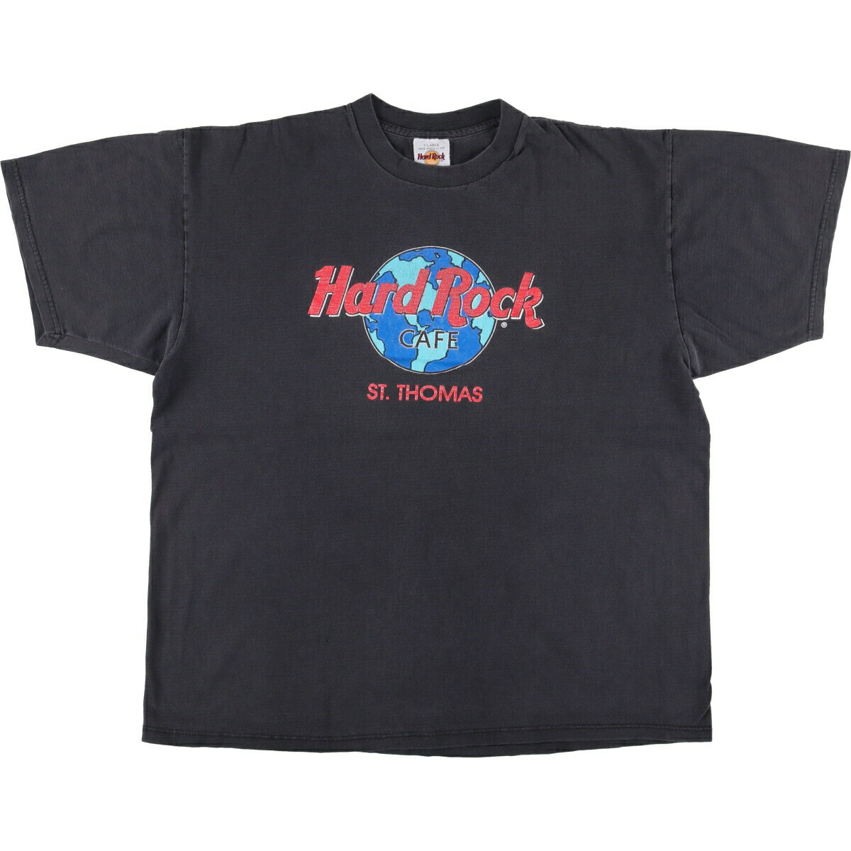 樂天商城 - 古着 90'S HARD ROCK CAFE ハードロックカフェ アドバタイジングTシャツ USA製 メンズXL相当 ヴィンテージ /eaa552357 【中古】 【250531】 【SS2603_10】