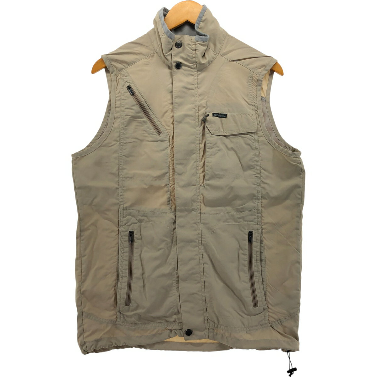 古着 コロンビア Columbia リップストップ ナイロンベスト メンズM相当 /eaa552387 【中古】 【250530】
