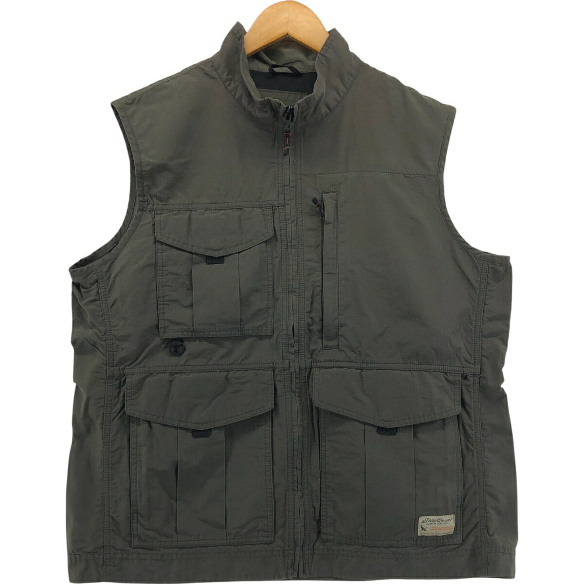 古着 00'S エディーバウアー Eddie Bauer リップストップ フィッシングベスト メンズL相当 /eaa552388 【中古】 【250530】