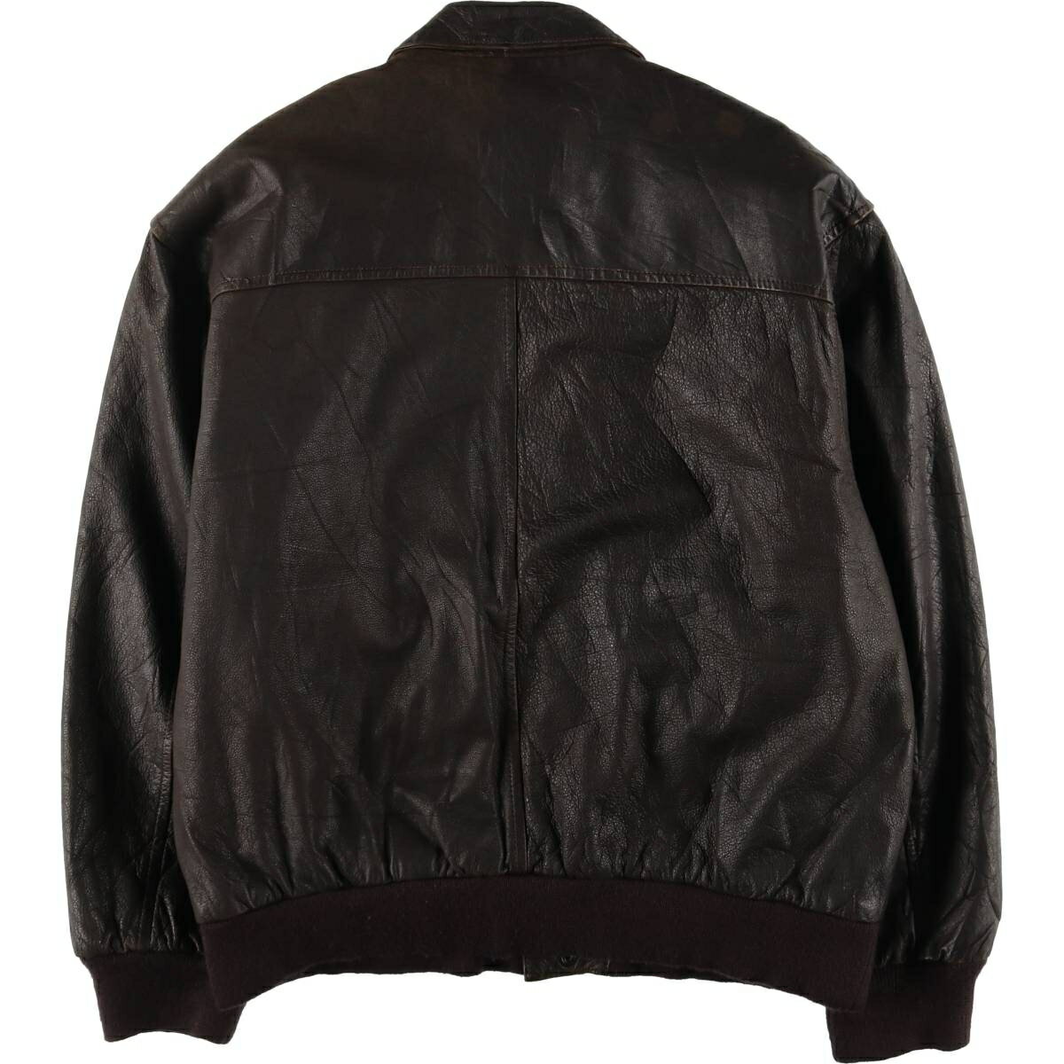 古着 ARGUS A-2タイプ レザーフライトジャケット メンズL相当 ヴィンテージ /eaa552616 【中古】 【250523】