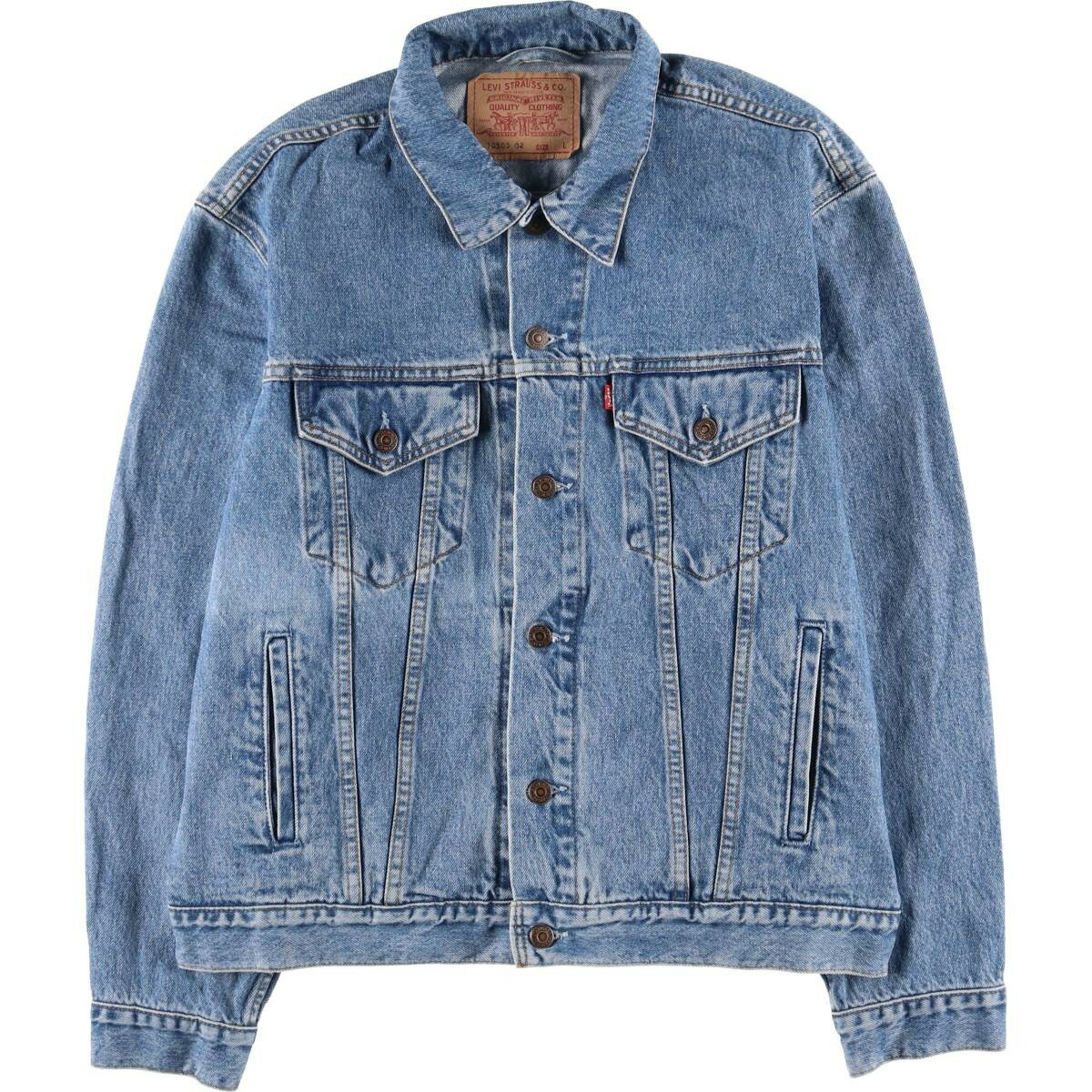 古着 ~90'S リーバイス Levi's 70503-0216 デニムジャケット Gジャン メンズL相当 ヴィンテージ /eaa552693 【中古】 【250528】 【ss2601_10】