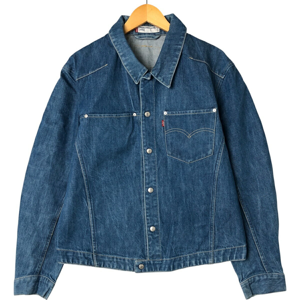 古着 リーバイス Levi's ENGINEERED エンジニアード 立体裁断 デニムジャケット メンズL相当 /eaa553005 【中古】 【250530】 【NL2503】