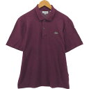古着 ラコステ LACOSTE CLASSIC FIT 半袖 ポロシャツ 4 メンズM相当 /eaa553103 【中古】 【250530】